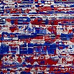 Stripes One, 2017, Acryl auf Leinwand, 100 x 70 cm