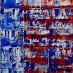 Stripes Three, 2017, Acryl auf Leinwand, 100 x 70 cm